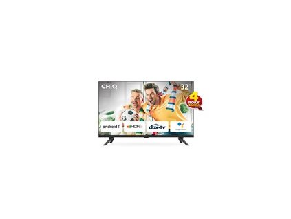 CHiQ L32G7L TV 32", HD, smart, Android 11, dbx-tv, Dolby Audio, Frameless