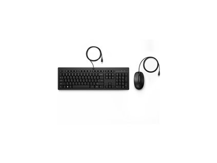 HP 225 Wired Mouse and Keyboard Combo - Česká-Slovenská
