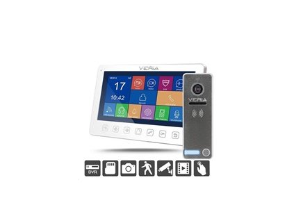 VERIA SET videotelefon 7076B bílý + vstupní stanice 230