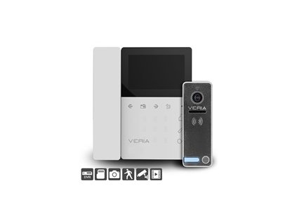 SET Videotelefon VERIA 7043B bílý + VERIA 230
