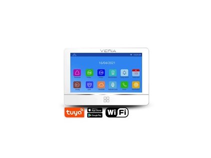VERIA 8277B-W (Wi-Fi) série 2-WIRE LCD monitor videotelefonu, bílý