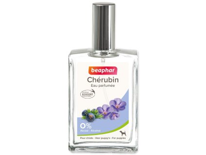 Parfém Beaphar Chérubin pro štěňata jalovec, pelargonie a růže 50ml