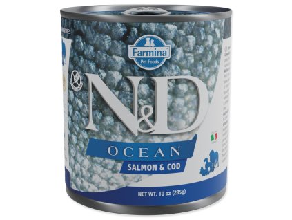 Konzerva N&D Dog Ocean Salmon & Codfish 285g