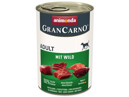 Konzerva Animonda Gran Carno Adult se zvěřinou 400g