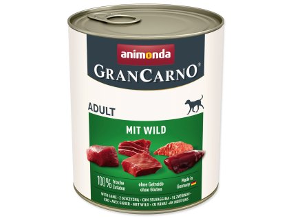 Konzerva Animonda Gran Carno Adult se zvěřinou 800g