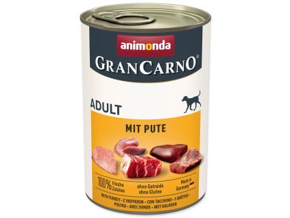 Konzerva Animonda GranCarno Adult s krůtím 400g