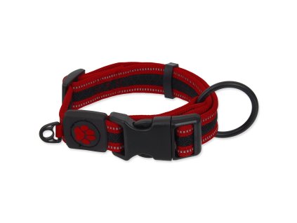 Obojek Active Dog Fluffy XL červený 3,8x44-70cm