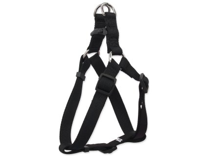 Postroj Dog Fantasy Classic M černý 2x53-77cm