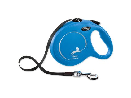 Vodítko Flexi Classic New páska L modré 8m