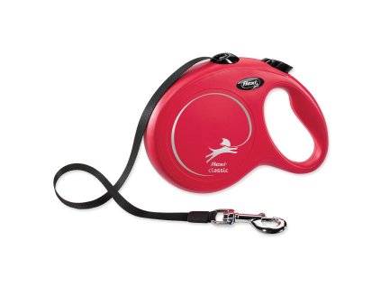 Vodítko Flexi Classic New páska L červené 8m