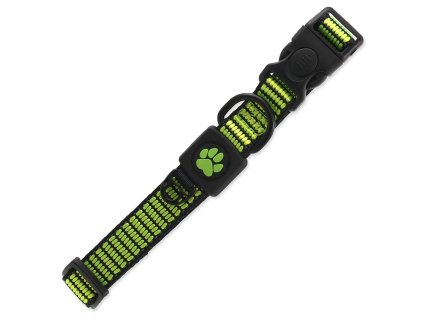 Obojek Active Dog Strong M limetka 2x34-49cm
