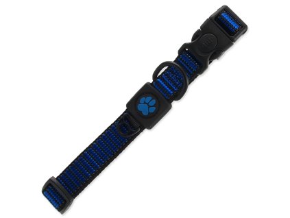 Obojek Active Dog Strong M modrý 2x34-49cm