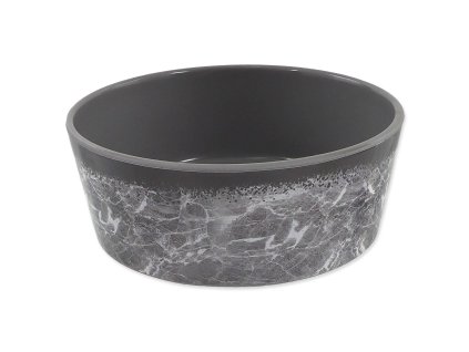 Miska Dog Fantasy vzor mramor šedá 15cm 500ml