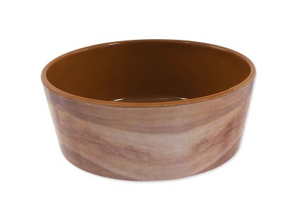 Miska Dog Fantasy vzor dřevo hnědá 15cm 500ml