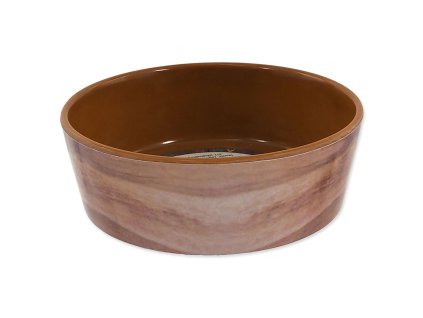 Miska Dog Fantasy vzor dřevo hnědá 12,5cm 300ml