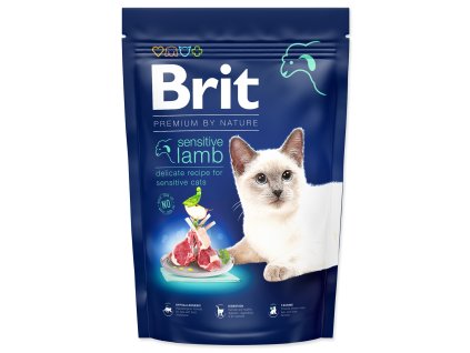 Krmivo Brit Premium by Nature Cat Sensitive Lamb 1,5kg