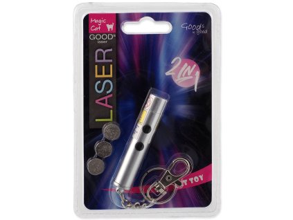 Hračka Magic Cat Laser ukazovátko a baterka 2v1 7cm