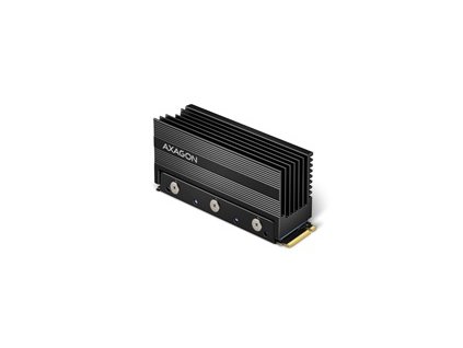 AXAGON CLR-M2XL, hliníkový pasivní chladič pro jedno i oboustranný M.2 SSD disk, výška 36 mm