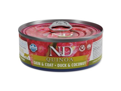 Konzerva N&D Cat Quinoa Duck & Coconut 80g