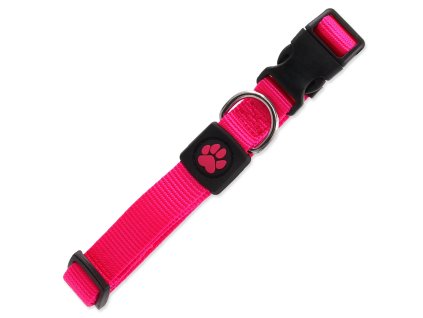 Obojek Active Dog Premium M růžový 2x34-49cm