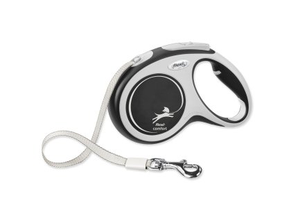 Vodítko Flexi New Comfort páska M černé 5m
