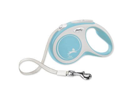 Vodítko Flexi New Comfort páska S světle modré 5m