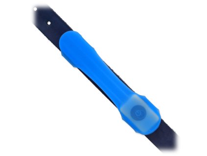 Návlek Dog Fantasy LED svítící modrý 15cm