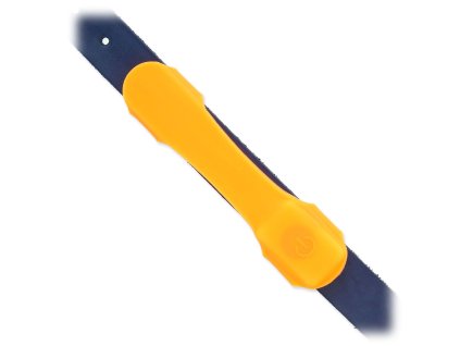 Návlek Dog Fantasy LED svítící oranžový 15cm