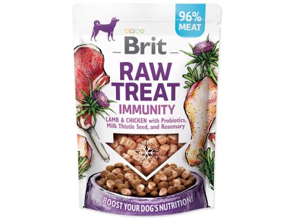 Pochoutka Brit Raw Immunity Freeze-dried Jehně a Kuře 40g