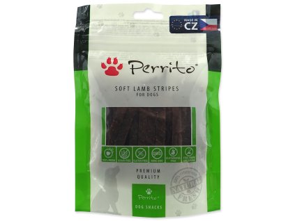 Pochoutka Perrito jehně, měkké proužky 100g