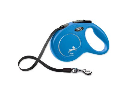 Vodítko Flexi Classic New páska M modré 5m