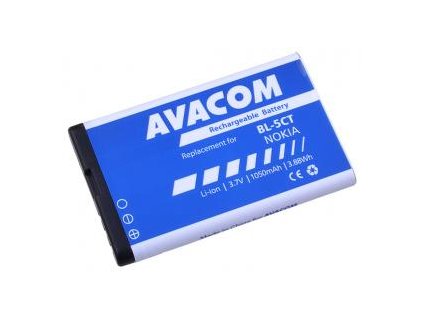 Baterie do mobilu Nokia 6303, 6730, C5, Li-Ion 3,7V 1050mAh (náhrada BL-5CT)