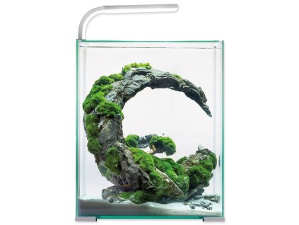 Akvarijní set Aquael SHRIMP SMART Day & Night bílý 29x29x35cm 30l