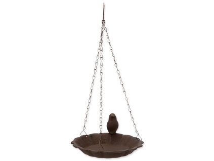 Pítko Trixie pro ptáky závěsné, litina, hnědé 250 ml/ø 16cm