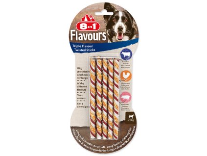 Pochoutka 8in1 Triple Flavour kroucená tyčinka 10ks