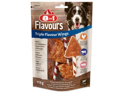 Pochoutka 8in1 Triple Flavour křidýlko žvýkací 6ks