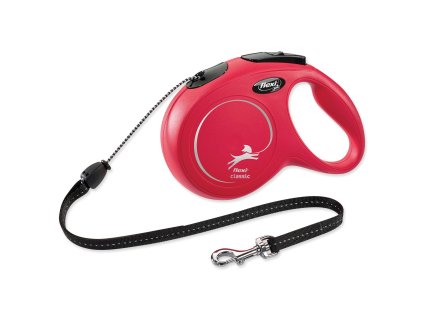 Vodítko Flexi Classic New lanko M červené 8m