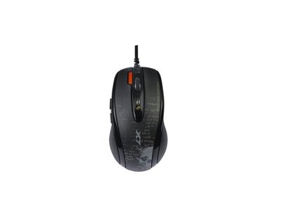 A4tech F5, V-Track herní myš, až 3000DPI, paměť 160kB, 7 tlačítek, USB, černá
