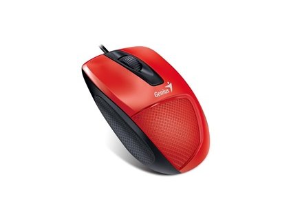 GENIUS myš DX-150X, drátová, 1000 dpi, USB, červená