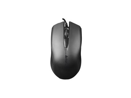 A4tech OP-760 Black, myš, 1 kolečko, 3 tlačítka, USB, černá