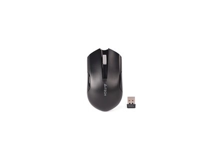A4tech G3-200NS, V-Track, bezdrátová optická myš, 2.4GHz, 10m dosah, černá