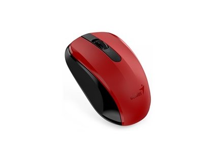 GENIUS myš NX-8008S/ 1200 dpi/ bezdrátová/ tichá/ BlueEye senzor/ červená
