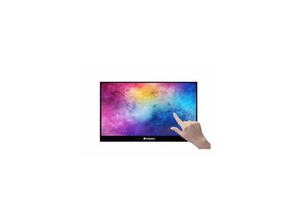 Verbatim PMT-17 Portable Touchscreen Monitor 17.3" Full HD 1080p Metal Housing Přenosný dotykový monitor