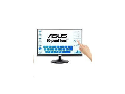 ASUS LCD dotekový 21.5" VT229H Touch 1920x1080, lesklý, D-SUB, HDMI, 10-point Touch, IPS, Frameless, USB, VESA