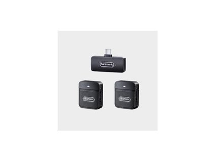 Saramonic Blink 100 B6 (TX+TX+RX UC) 2.4GHz bezdrátový mikrofonní systém pro USB-C zařízení/ otevřeno