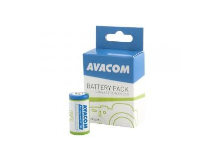 Nabíjecí fotobaterie Avacom CR123A, RCR123A 3V 450mAh 1.4Wh