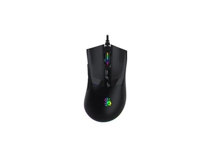 A4tech BLOODY W90 Pro Activated, podsvícená herní myš, 16000 DPI, černá, USB
