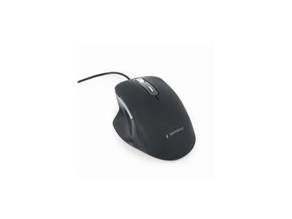GEMBIRD myš MUS-6B-02, drátová, optická, USB, podsvícená, černá