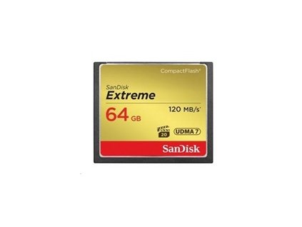 SanDisk Compact Flash 64GB Extreme (R:120/W:85 MB/s) UDMA7