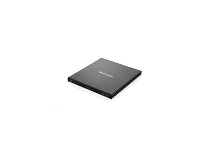 VERBATIM externí mechanika Slimline Blu-ray Rewriter USB 3.0 Zdarma BR Disc 25GB (CD DVD BD Mdisc) +NERO